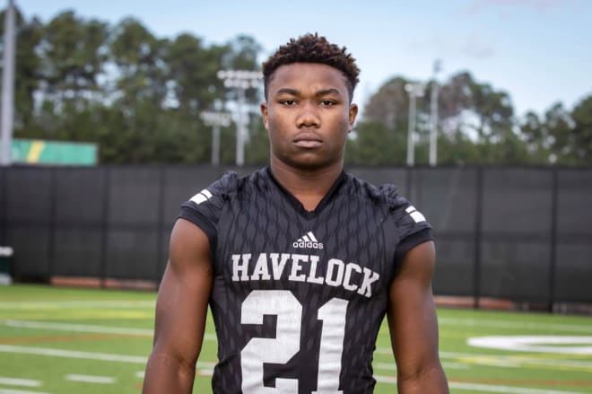 Havelock (N.C.) High junior athlete Kamarro Edmonds attended NC State's Junior Day on Jan. 19, 2020.