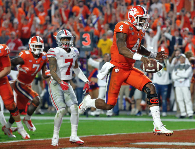 Clemson Tigers football quarterback Deshaun Watson