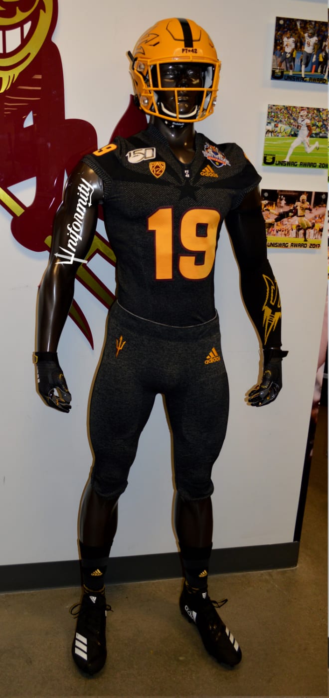 maroon and gold football jersey