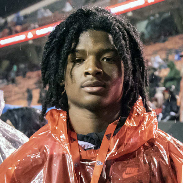 Three-star receiver Jakolbe Baldwin visits NC State Wolfpack football.