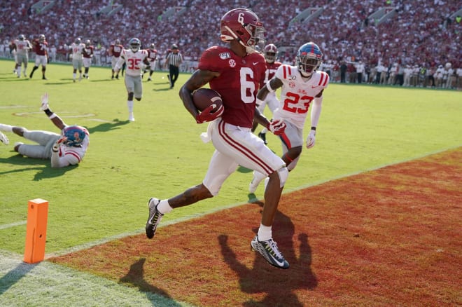 Alabama receiver DeVonta Smith