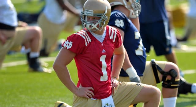 Former Notre Dame quarterback Gunner Kiel