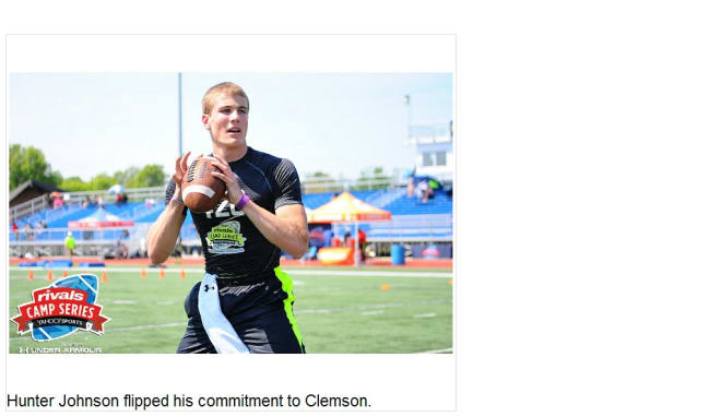 Rivalscom Clemson Flips Five Star Qb