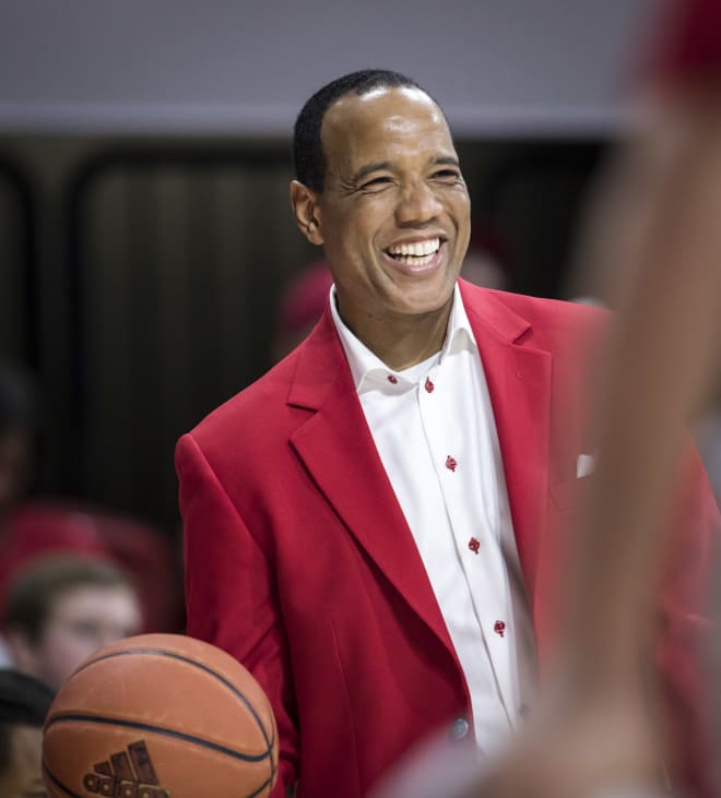 NC State Wolfpack basketball head coach Kevin Keatts