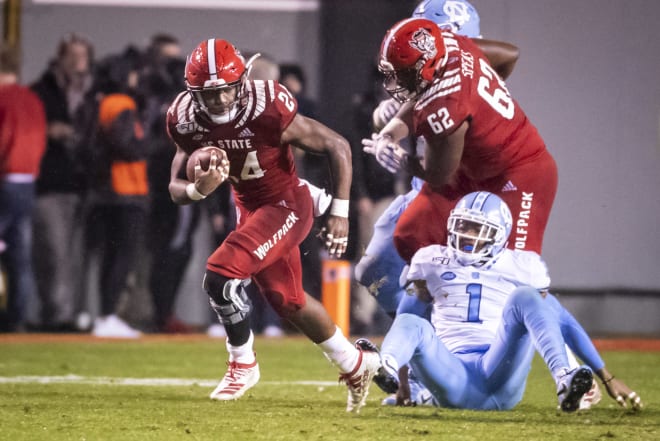 NC State Wolfpack football running back Zonovan Knight