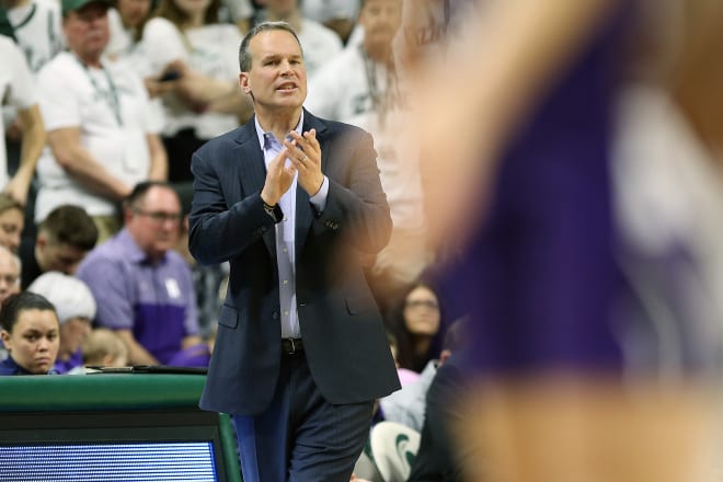Chris Collins' Northwestern has only won a half dozen games to this point this season/