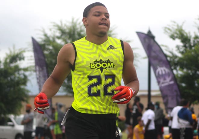 Chicago athlete Kaleb Brown holds an offer from Michigan Wolverines football recruiting, Jim Harbaugh.