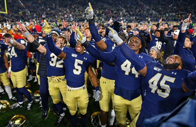 Blueandgold Notre Dame 11 2 Finish Would Be A First