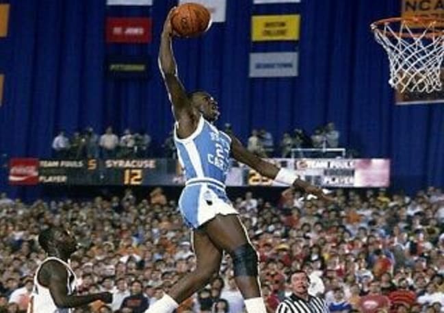 Michael jordan tar heels hotsell