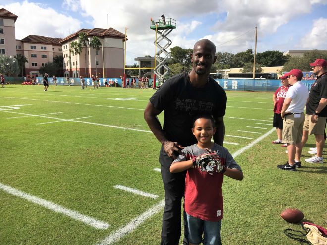 Warchant - Former Fsu Star Minnis Shares Love Of Seminoles With Son, Fans