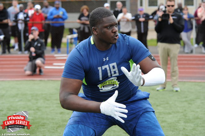 Warren has taken two visits to PSU, most recently for Junior Day in February.