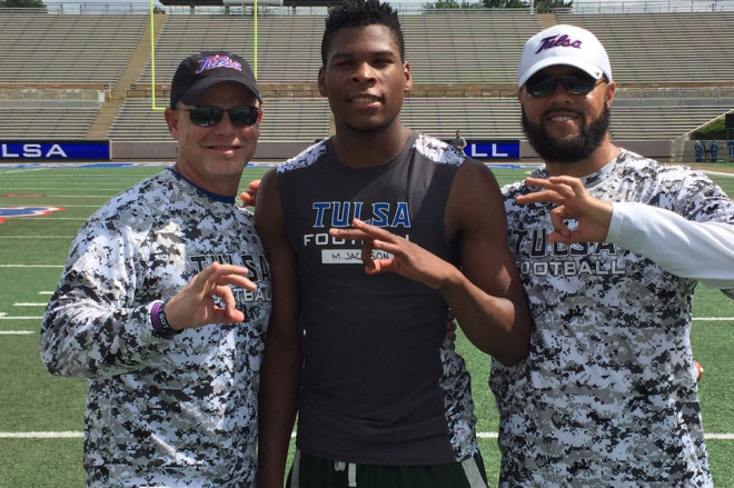 Malik Jackson at a Tulsa summer camp in early June.