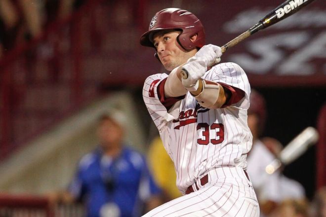 Chris Cullen provided much of USC's offensive punch Friday night with a HR and 2 doubles 