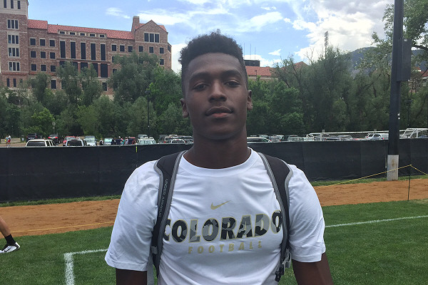 Brown showed his ability to fit the ball in tight windows during the Buffs' camp on Saturday.