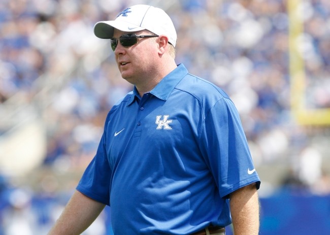 Mark Stoops believes he has Kentucky headed in the right direction.