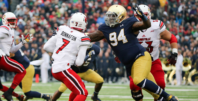 The nearly 6-5½ and 315-pound Jones provides a strong push and force in the middle.