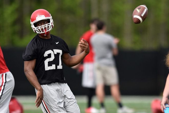 Kirby Smart said Nick Chubb is taking on an even larger leadership role.