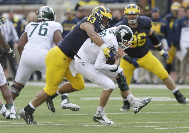 Michigan senior end Chris Wormley leads the way for what could be one of the best defensive lines in the Big Ten this season.