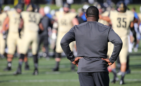 Coach Derek Mason begins his sixth year at Vanderbilt this fall. 