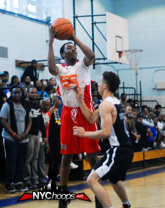 Shamorie Ponds raises up on Jose Alvarado