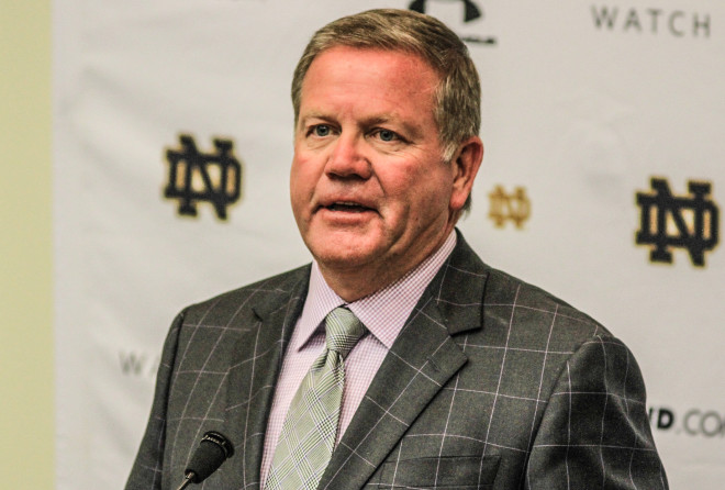 Notre Dame has two practices remaining prior to Saturday's Blue-Gold Game.