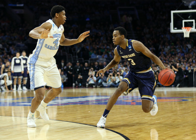 V.J. Beachem averaged 17.5 points in four NCAA tournament contests this postseason.