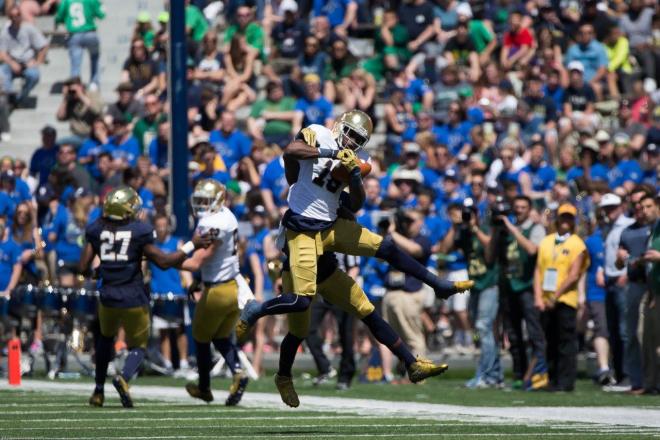 Torii Hunter could be the go-to option in Notre Dame's receiving corps this fall.