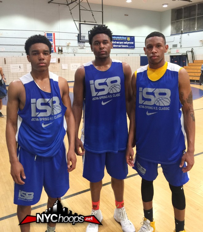 Justin Cole, Isaac Grant & Yashawn Bright-Gonzalez