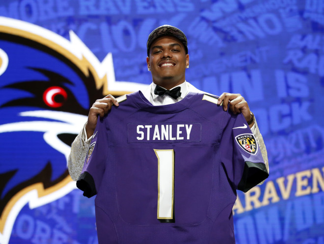 Ronnie Stanley will start for the Baltimore Ravens in 2016.