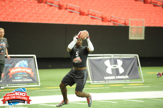 Tyjon Lindsey was the top wide receiver at the Rivals Five-Star Challenge