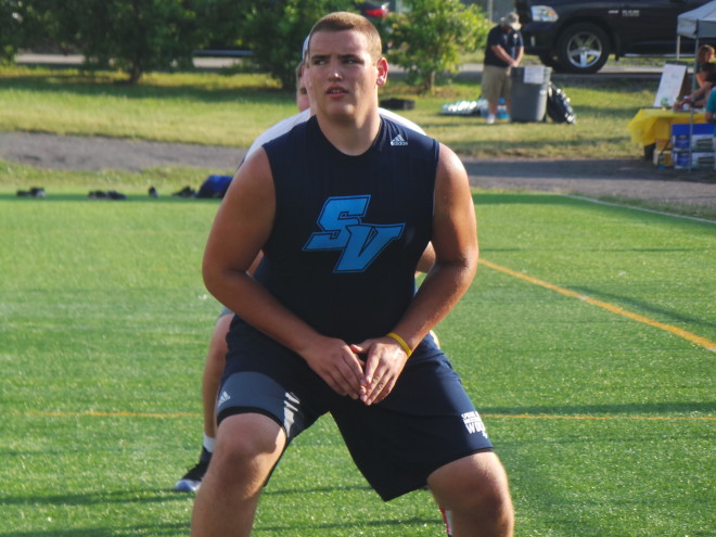 Nester, a top in-state offensive lineman, was on campus at WVU over the weekend.