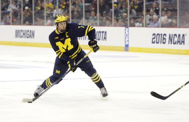 JT Compher has not yet made a decision on his hockey future. 