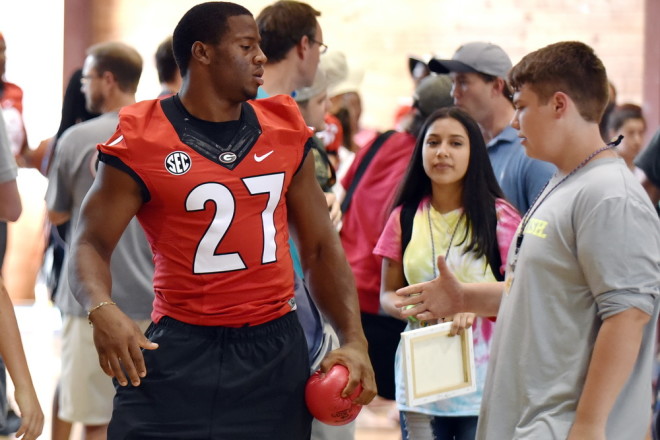 Chubb played dodgeball as well. You can watch him in the video below.