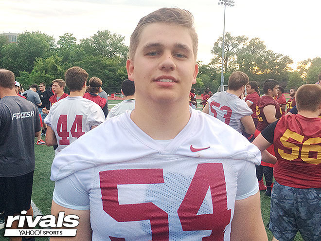 Illinois offensive lineman Wyatt Blake says that he was really surprised to pick up the UVa offer.