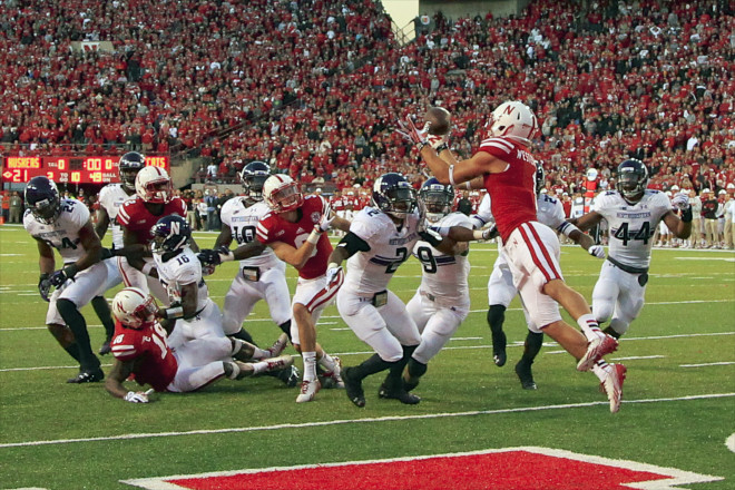 Jordan Westerkamp's first-career touchdown catch was one that will live in Husker history forever.