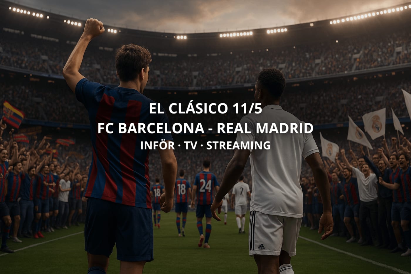 FC Barcelona – Real Madrid (11/5 16:15) | El Clásico med ligatiteln på spel