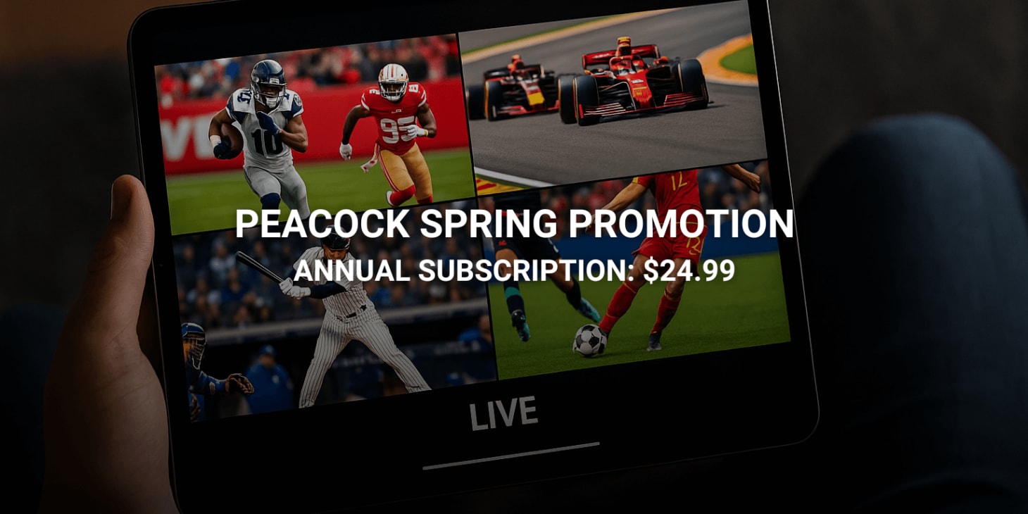 Peacock’s Spring Streaming Deal | Everything you need for just $24.99