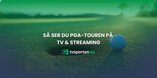 PGA-Touren 2026 | Så ser du alla tävlingar på TV och stream under säsongen