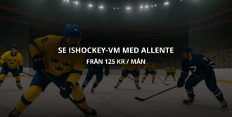 Se Hockey-VM 2025 med Allente – Streama slutspelet från 125 kr/mån
