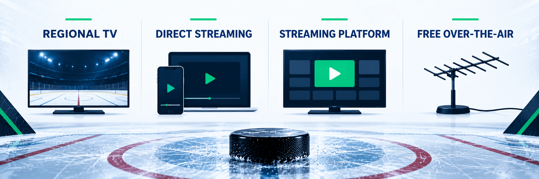 The main ways NHL fans watch local games in 2026-27