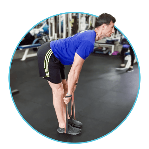 LEG EXTENSION with RESISTANCE BANDS 