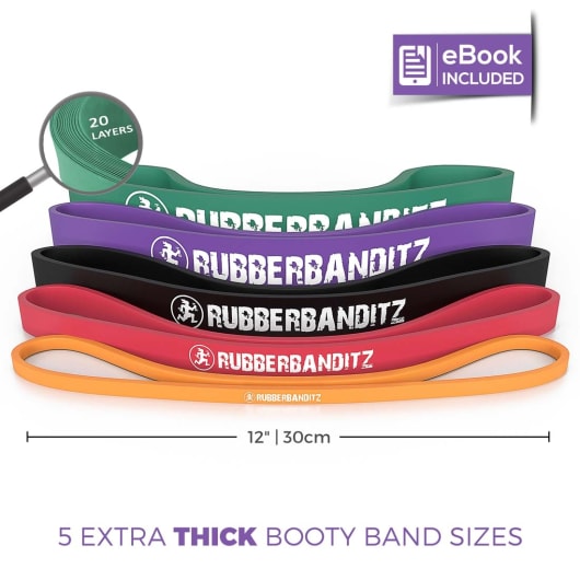 12" Booty Band Set of 5