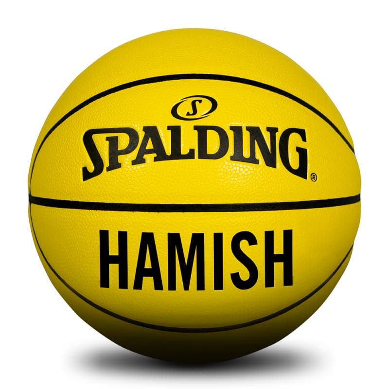 Personalised Basketball - Yellow