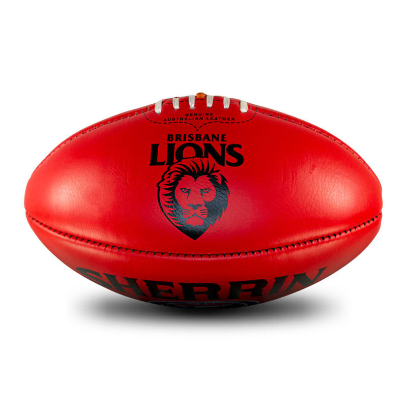AFL Team Leather Ball - Brisbane Lions