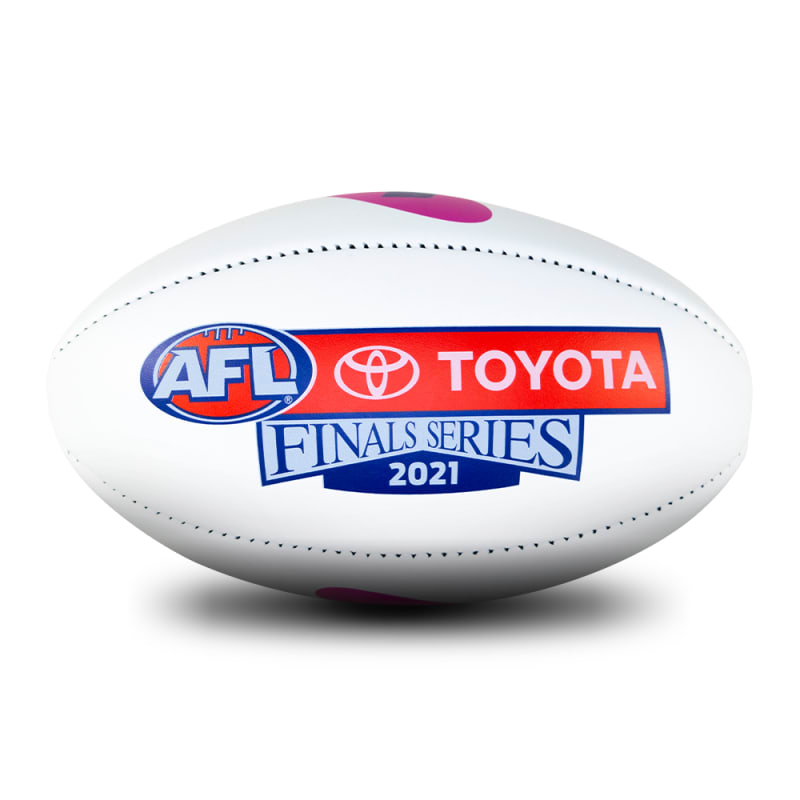 2021 Toyota AFL Finals Series Game Ball - White