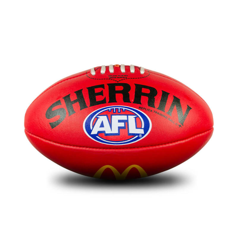 AFL Replica Training Ball - Red - Size 3