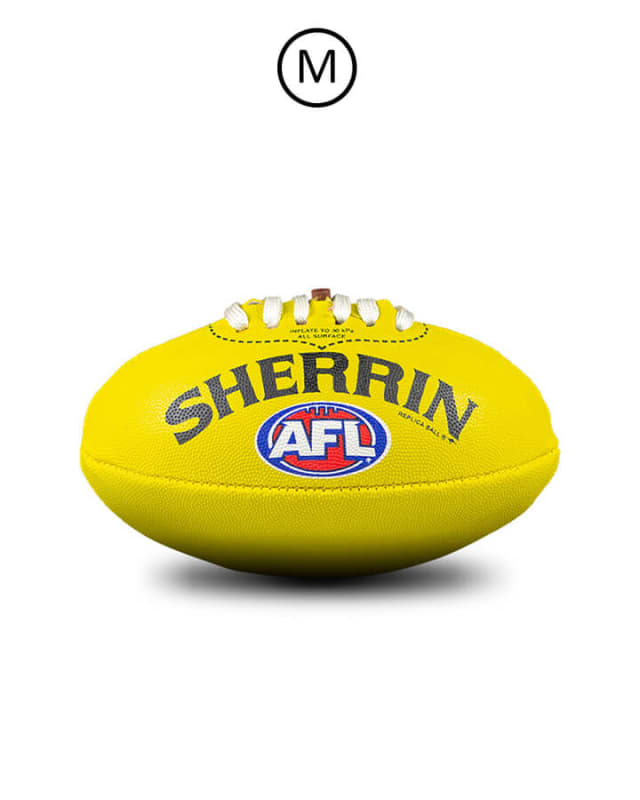 AFL Mini Ball 16cm - Yellow