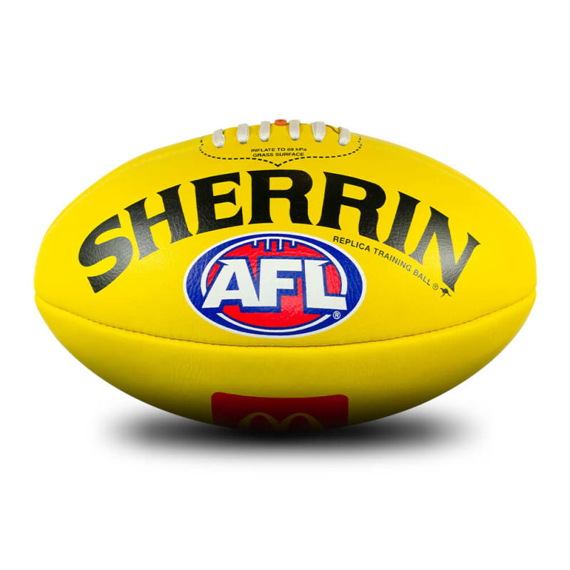 AFL Replica Training Ball - Yellow - Size 5