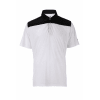 Woodworm Panel Golf Polo Shirts - White