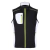Woodworm Golf Full Zip Soft Shell Vest - Black / Neon